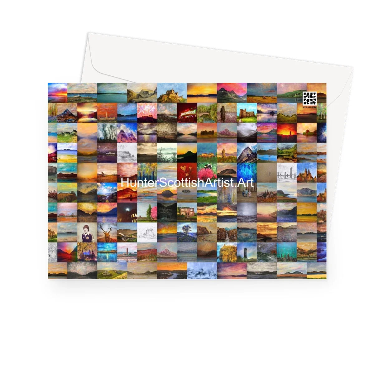 Neist Point Lighthouse Skye Greeting Card - Art Gallery Scotland Worldwide Shipping Scottish Landscape Paintings and Prints