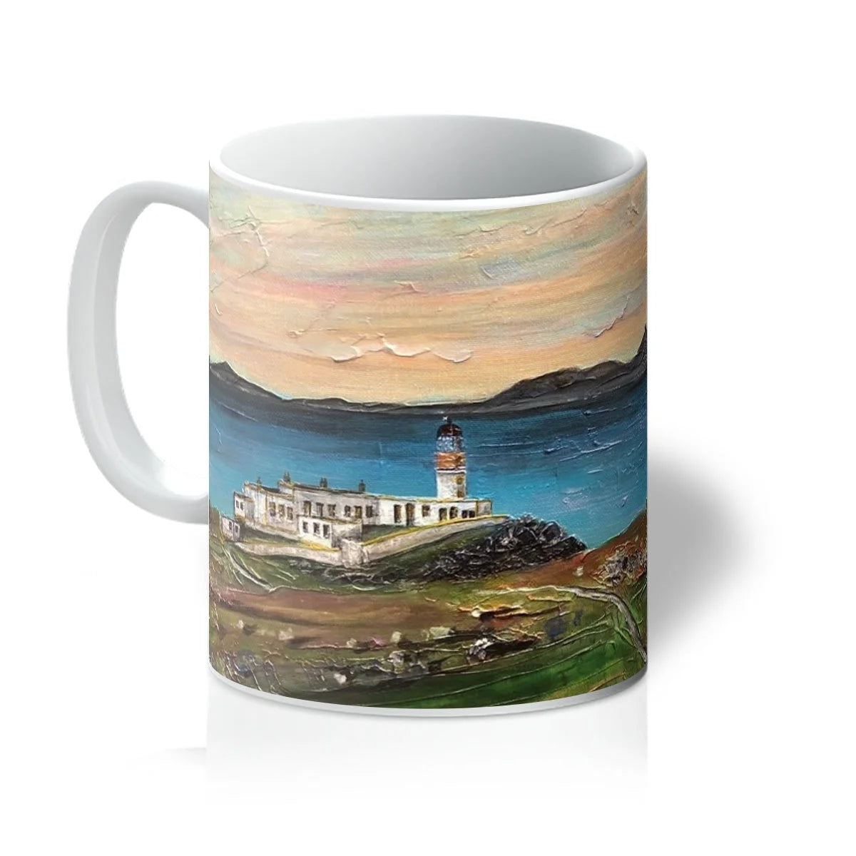 Neist Point Lighthouse Skye Mug - Art Gallery Scotland Worldwide Shipping Scottish Landscape Paintings and Prints