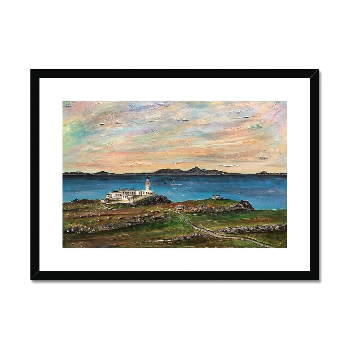 Neist Point Skye Painting | Framed &amp; Mounted Prints From Scotland