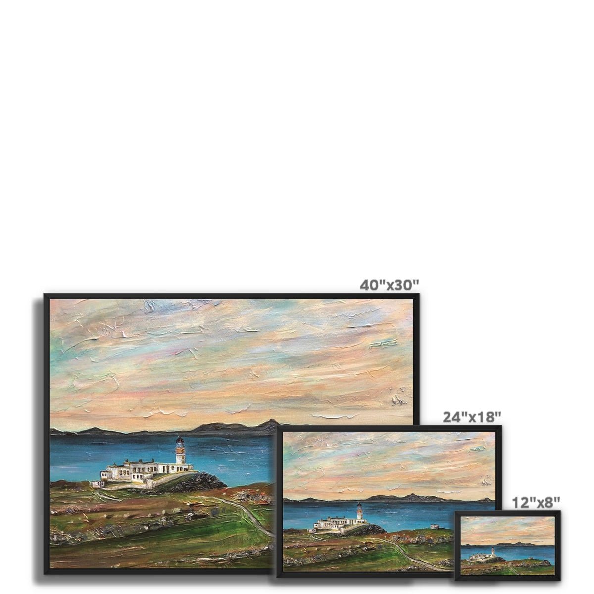 Neist Point Skye Painting | Framed Canvas From Scotland