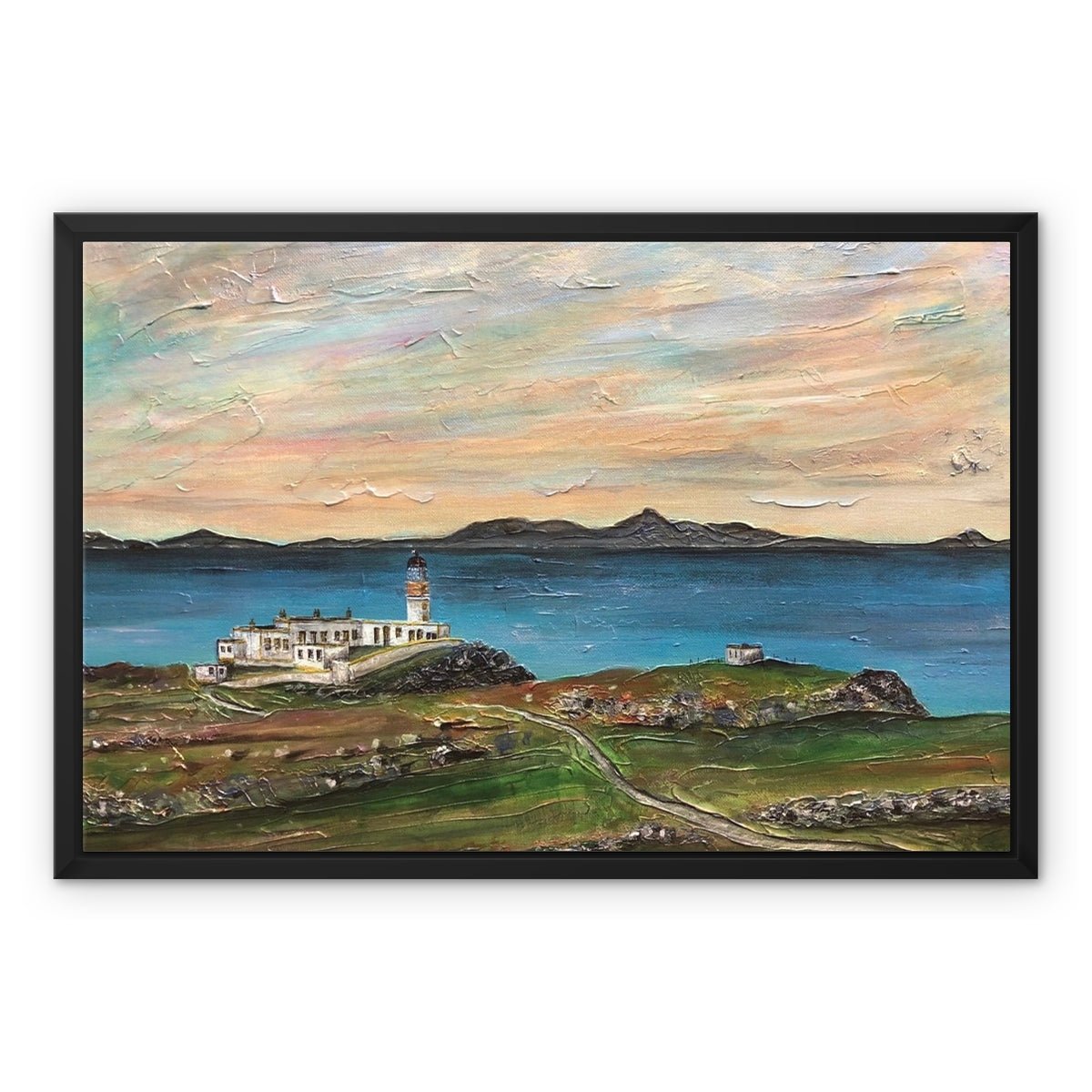 Neist Point Skye Painting | Framed Canvas From Scotland