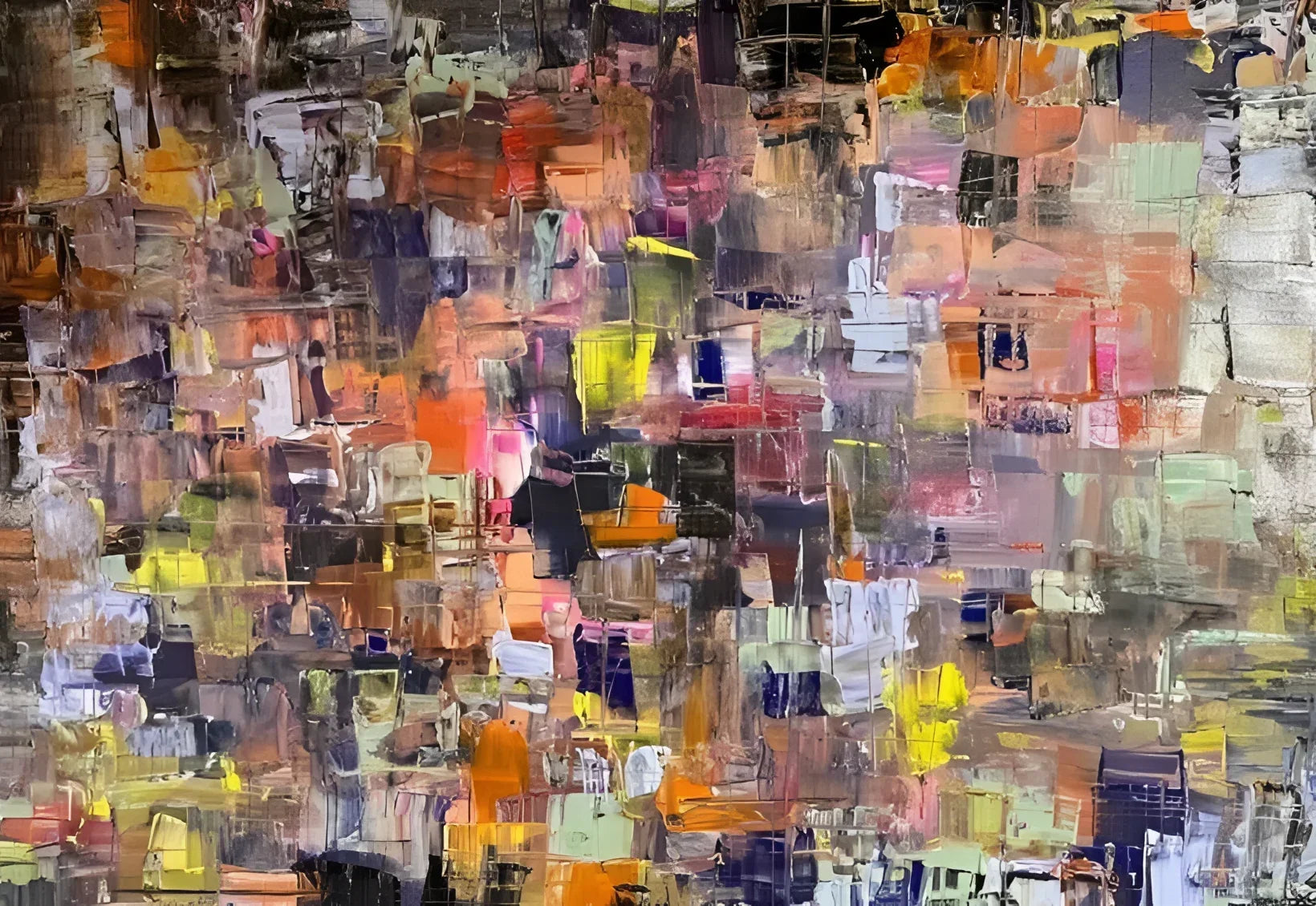 Never Enough Abstract - & Impressionistic Art Gallery Scotland Worldwide Shipping Abstract Colorful Block Kevin Hunter Portfolio Giclee