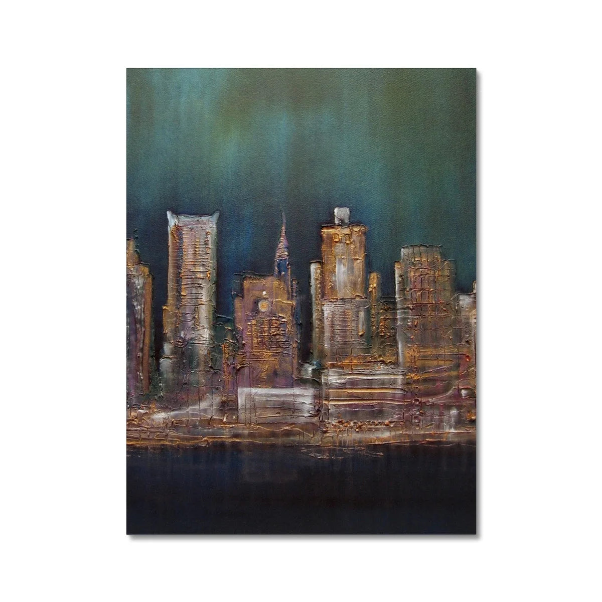 New York West Side Original Cityscape Painting on Canvas - World Art Gallery Scotland Worldwide Shipping Hunter Scottish Prints