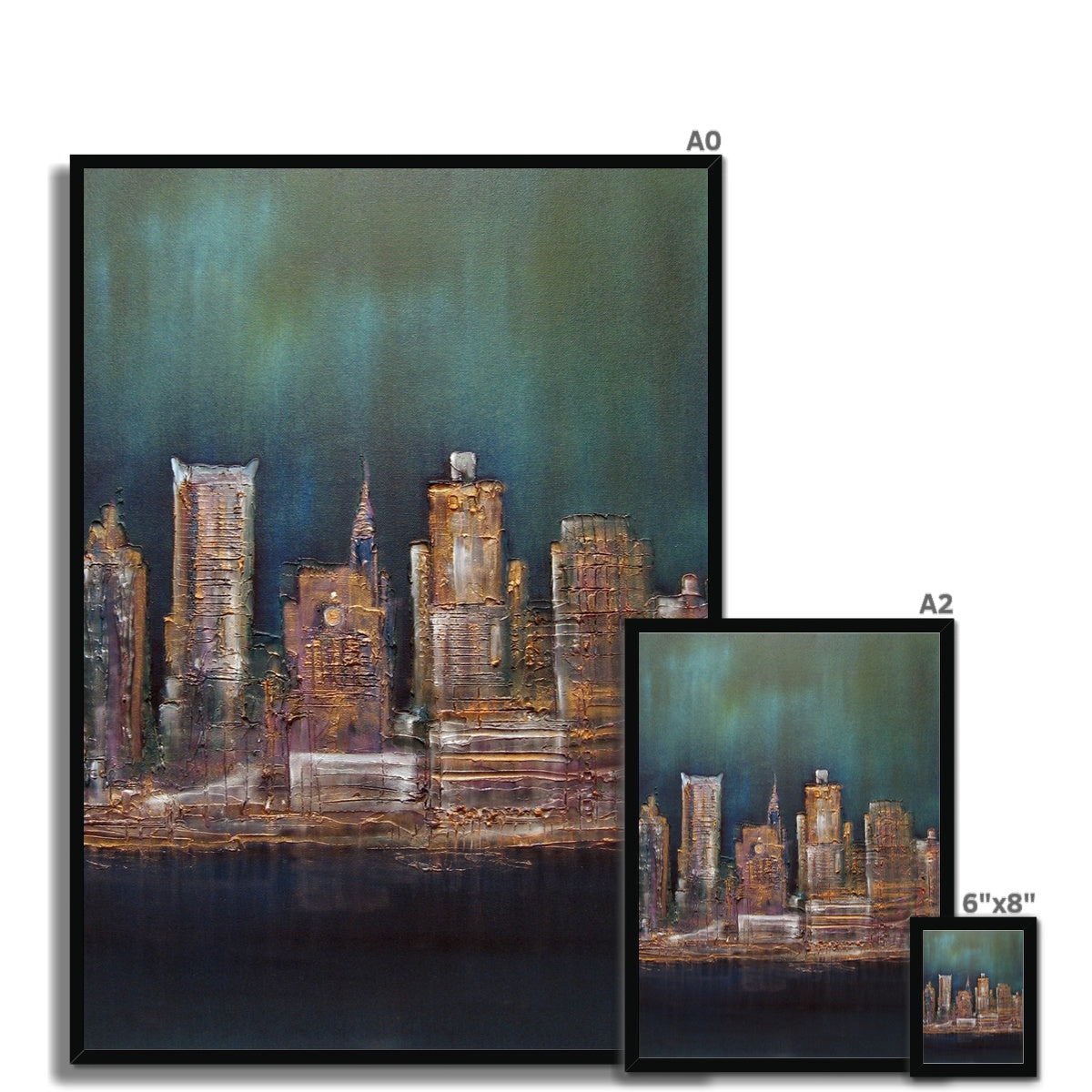 New York West Side Painting | Framed Prints From Scotland