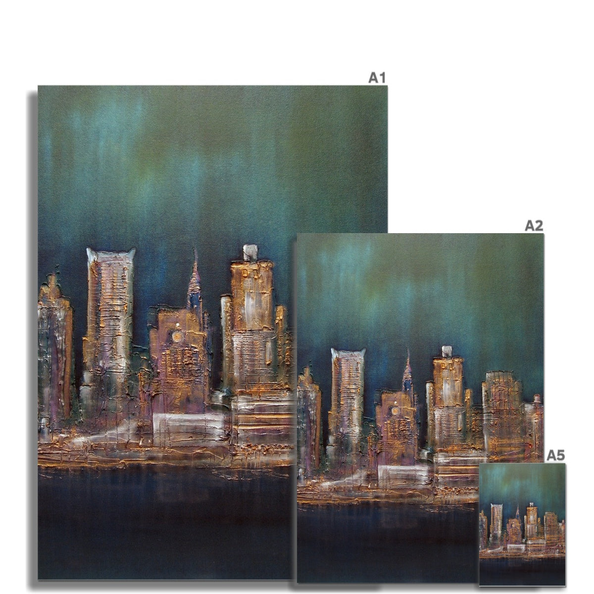 New York West Side Painting | Signed Art Prints From Scotland | By Scottish Artist Hunter