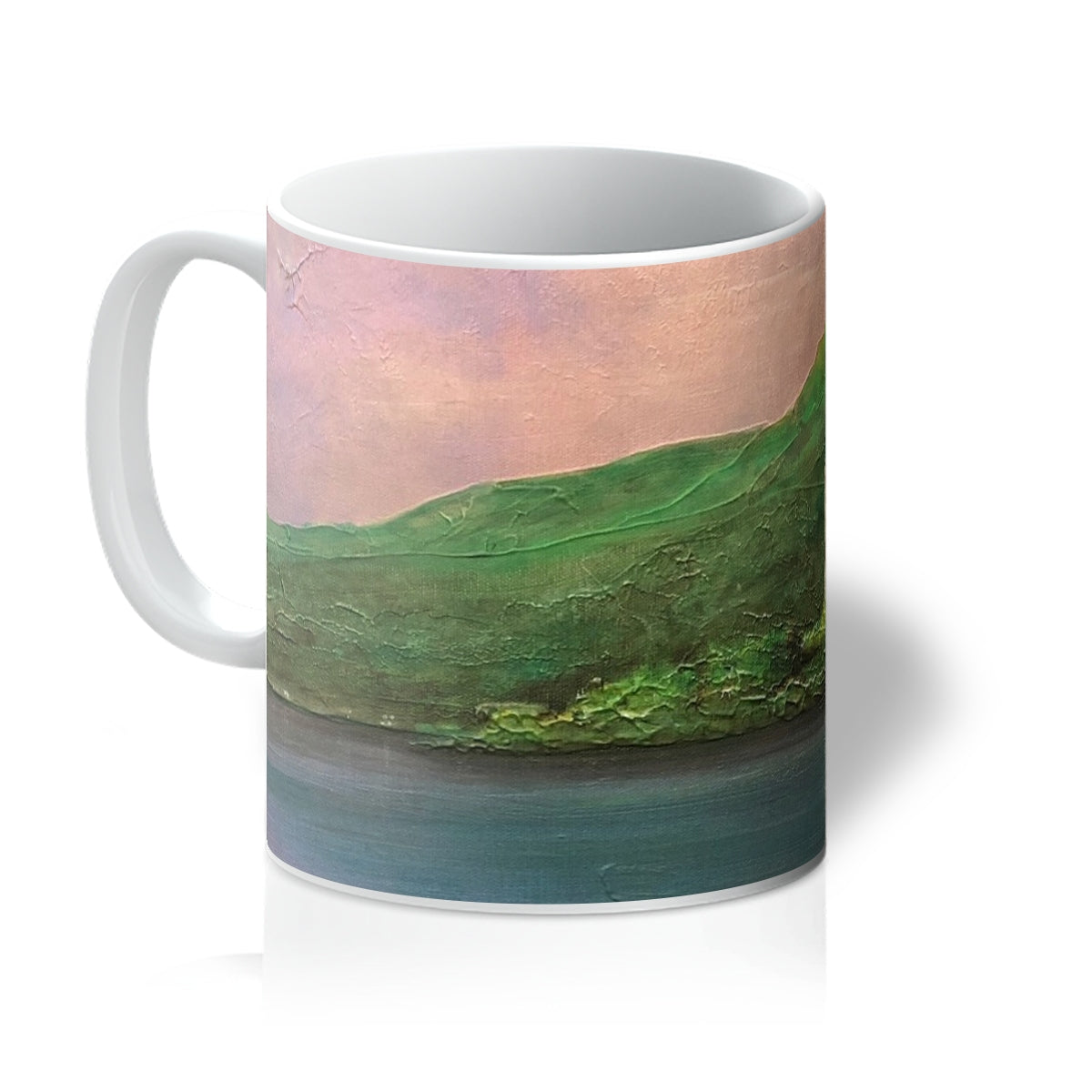 Old Castle Lachlan Art Gifts Mug | Historic & Iconic Scotland Art Gallery | Paintings, Prints, Homeware and Art Gifts From Scotland By Scottish Artist Kevin Hunter