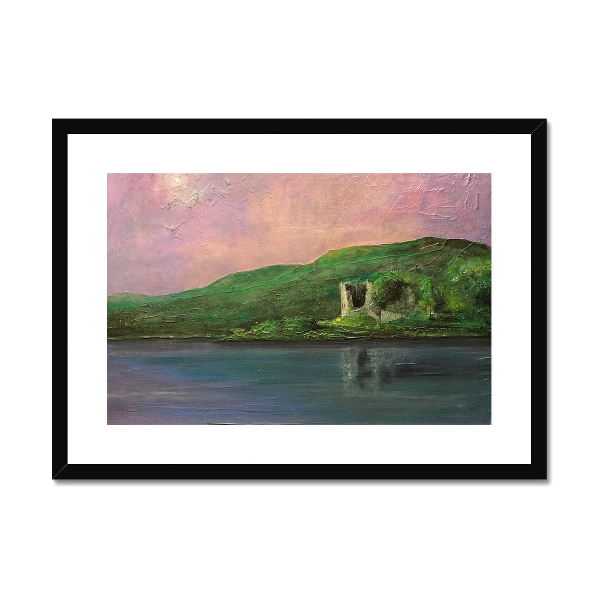 Old Castle Lachlan Painting | Framed & Mounted Prints From Scotland