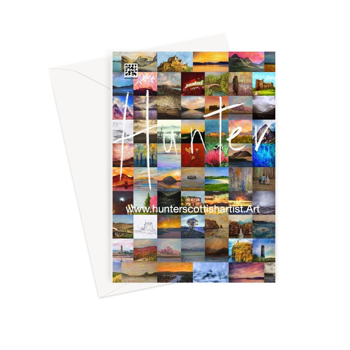 Pencil Point Largs Scottish Art Gifts Greeting Card