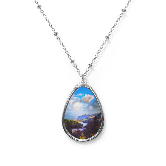 Plockton Art Necklace | Scottish Art Gifts