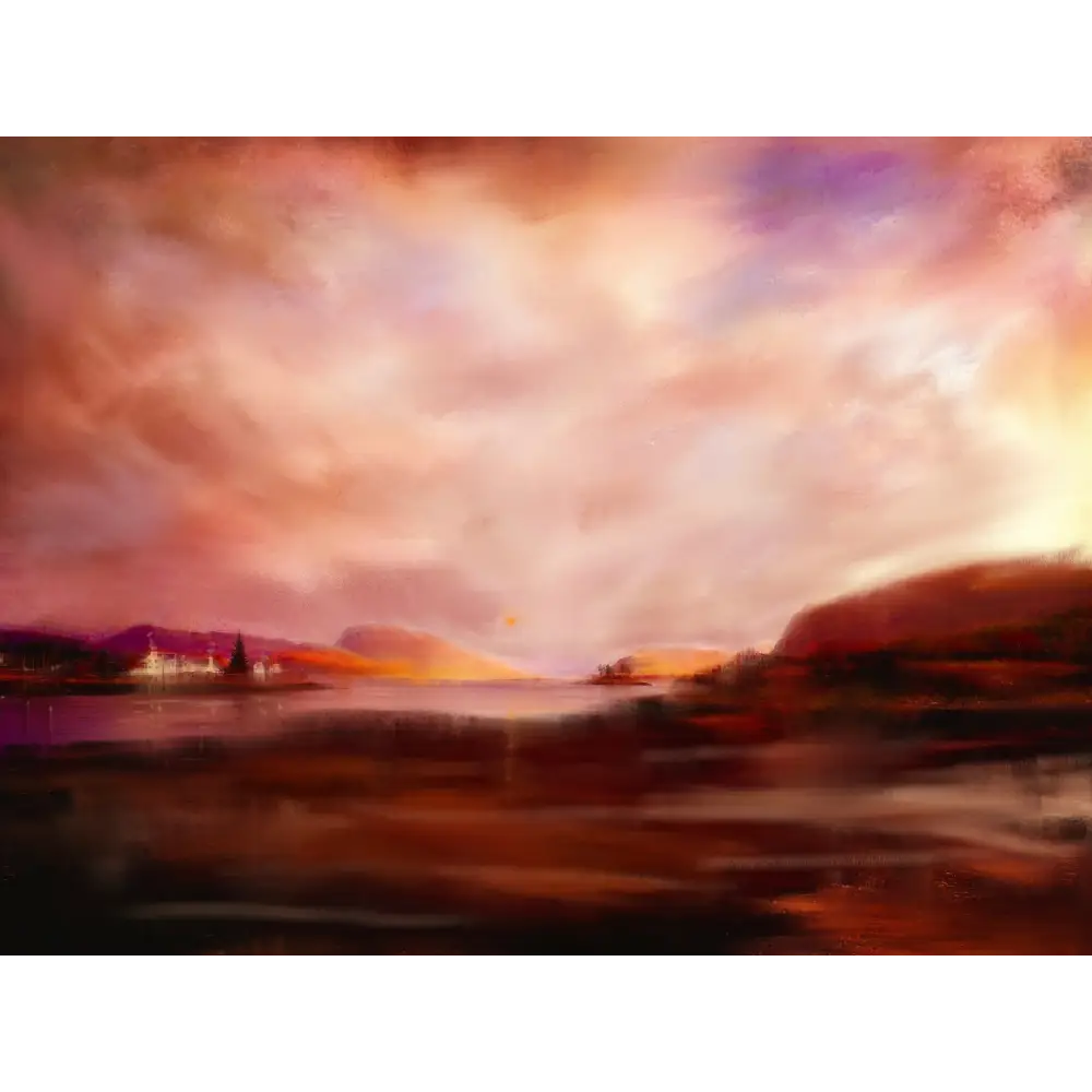Plockton Sunset - Scottish Art Prints - Highlands & Lowlands Gallery Scotland