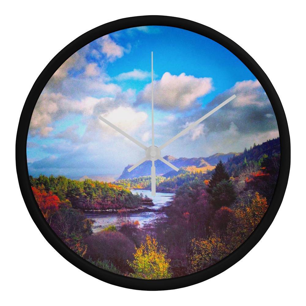 Plockton | Wall Art Clock | Scotland