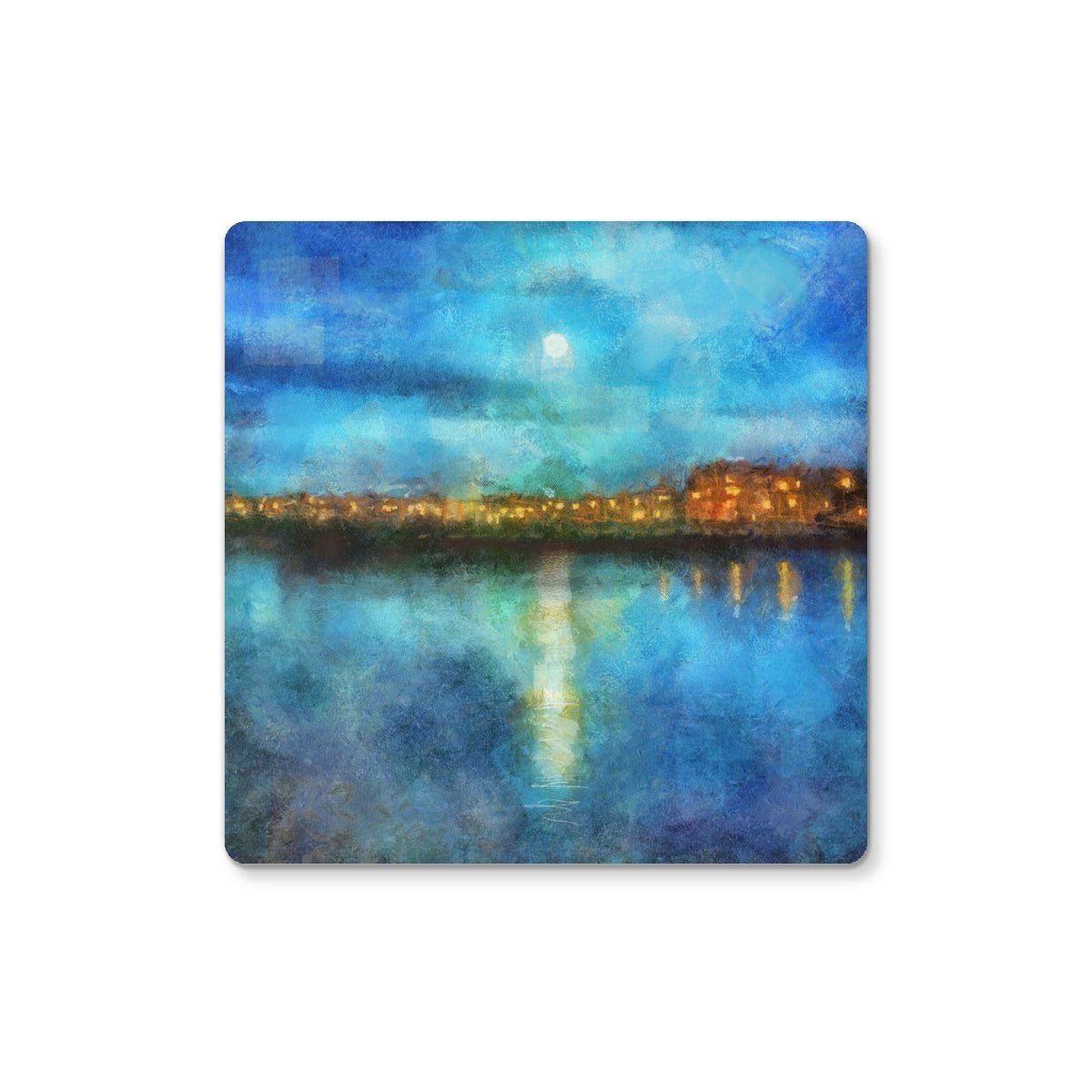 Portobello Moonlight Edinburgh Art Gifts Coaster