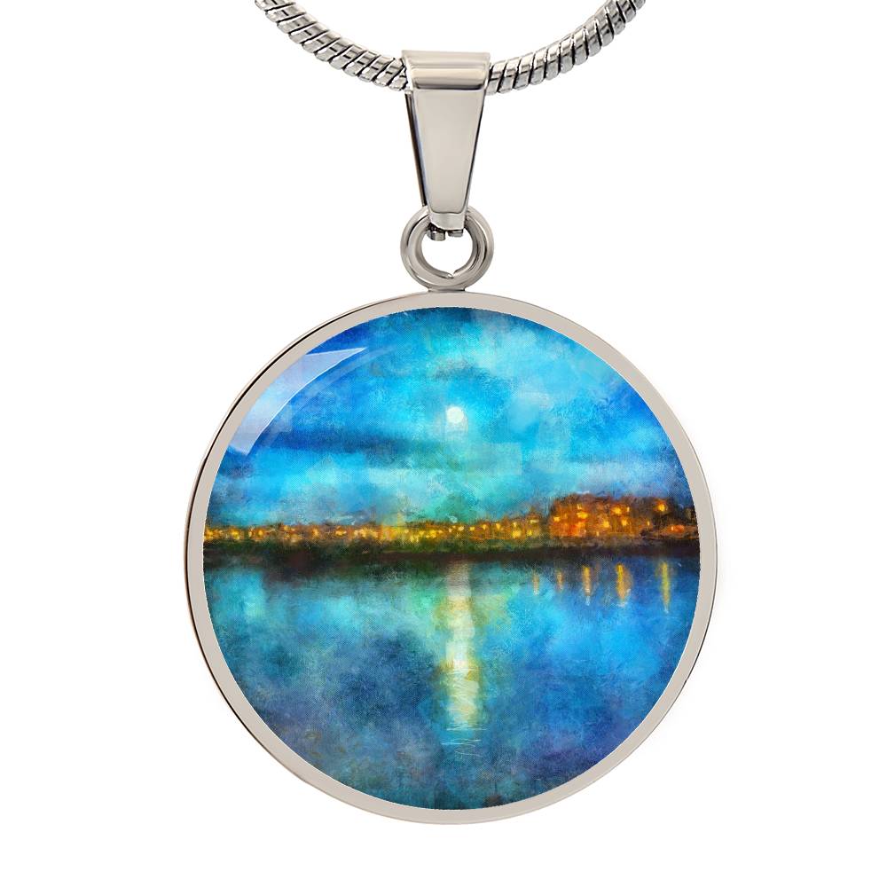 Portobello Moonlight | Scottish Art Jewellery | Luxury Necklace