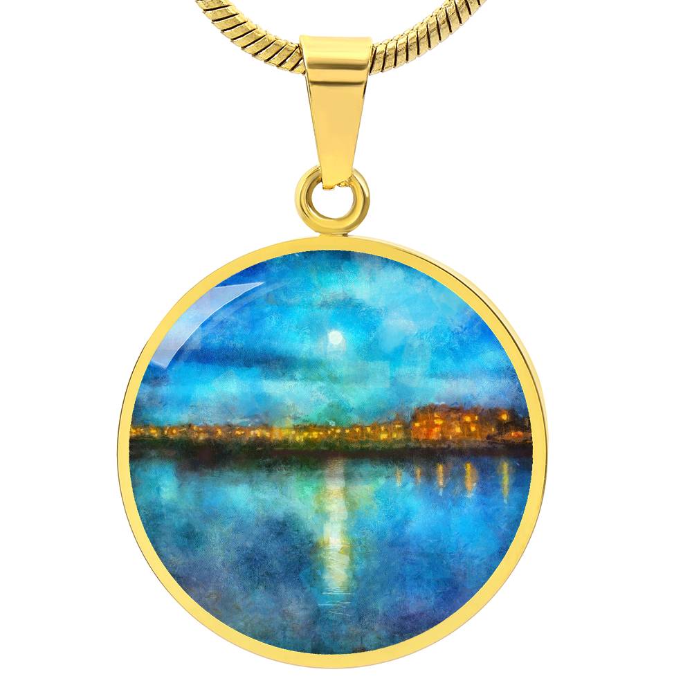 Portobello Moonlight | Scottish Art Jewellery | Luxury Necklace