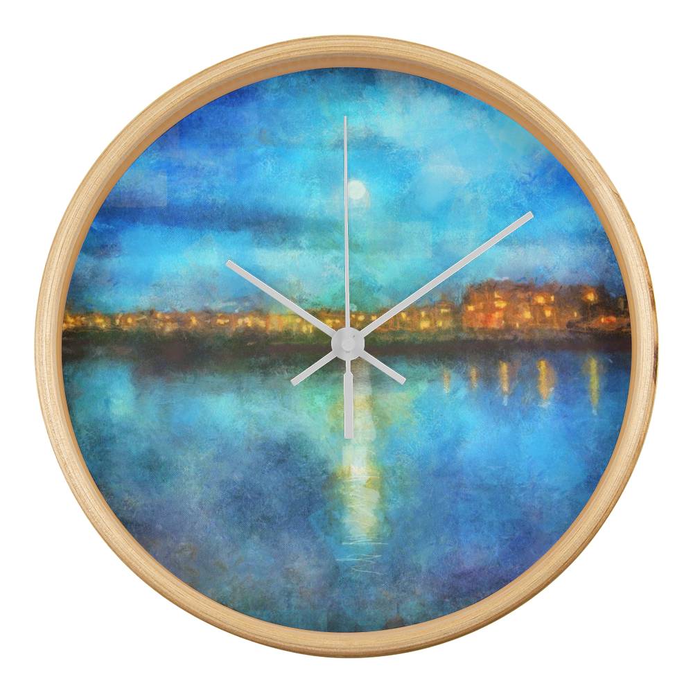 Portobello Moonlight | Wall Art Clock | Scotland