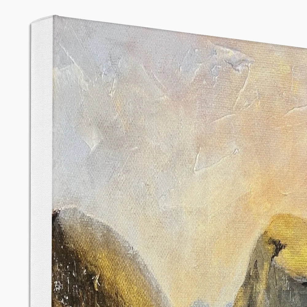 The Quiraing Canvas - Skye Art Gallery Scotland Worldwide Shipping Scottish Landscape Paintings and Prints by Artist Hunter