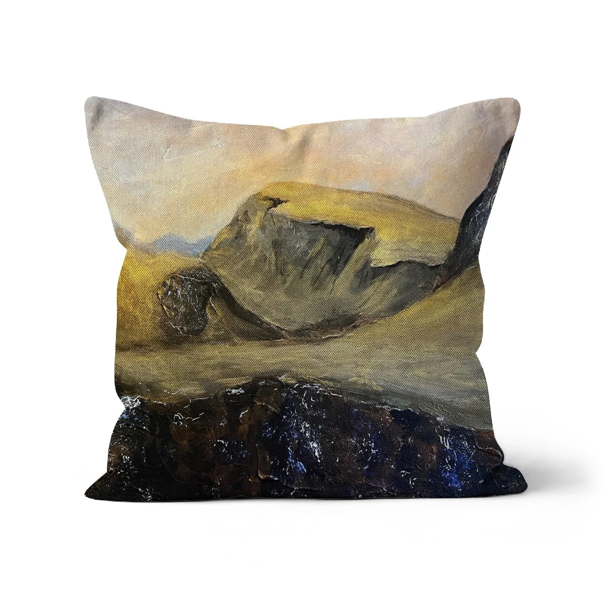 The Quiraing Cushion - Skye Art Gallery Scotland Worldwide Shipping Scottish Landscape Paintings and Prints