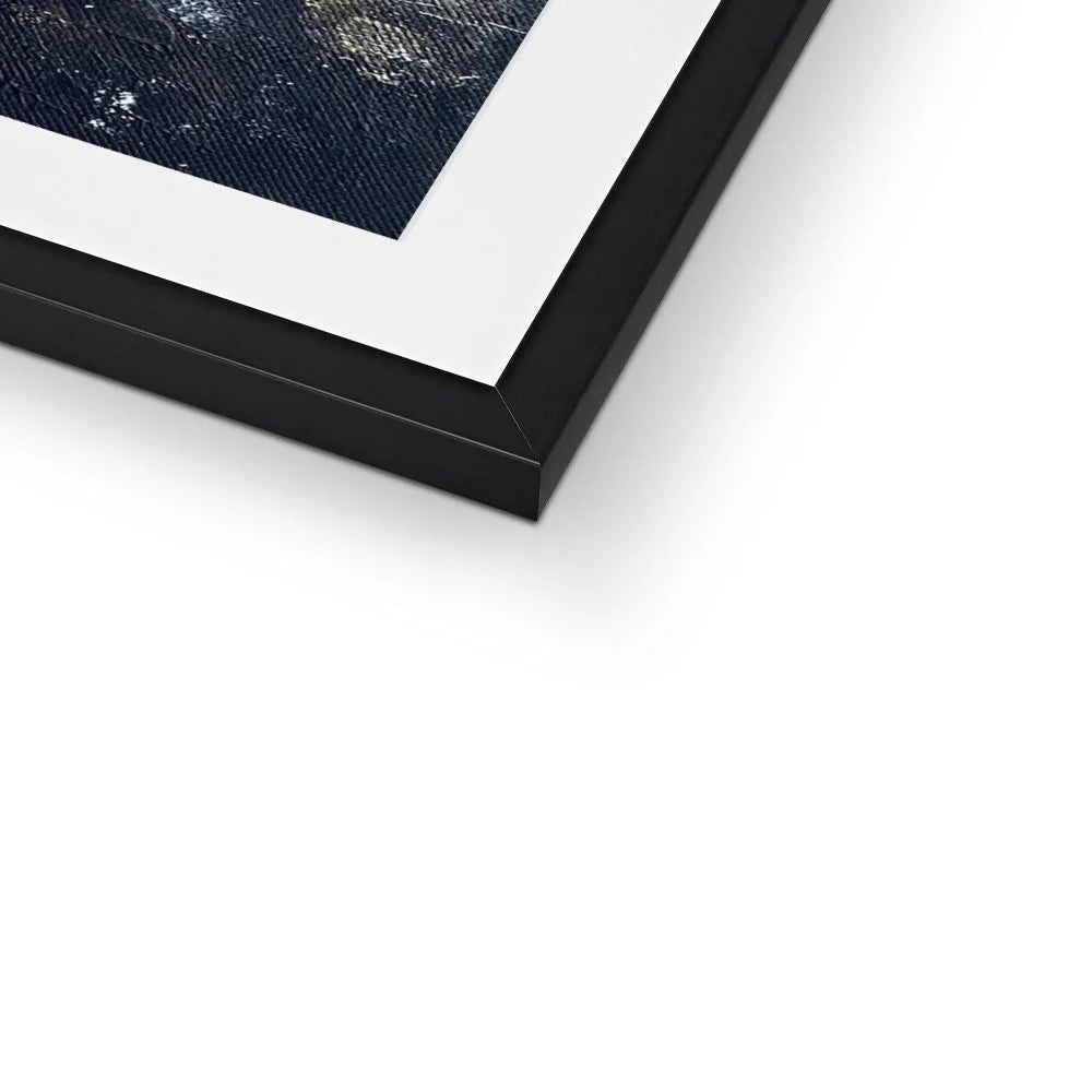 The Quiraing Framed & Mounted Print - Skye Art Gallery Scotland Worldwide Shipping Scottish Landscape Paintings and Prints by Artist Hunter