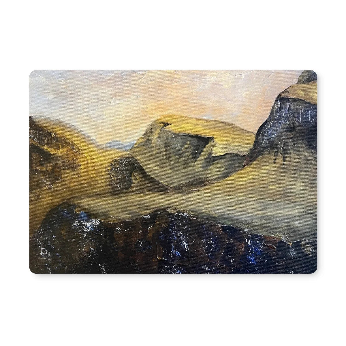 The Quiraing Placemat - Skye Art Gallery Scotland Worldwide Shipping Scottish Landscape Paintings and Prints