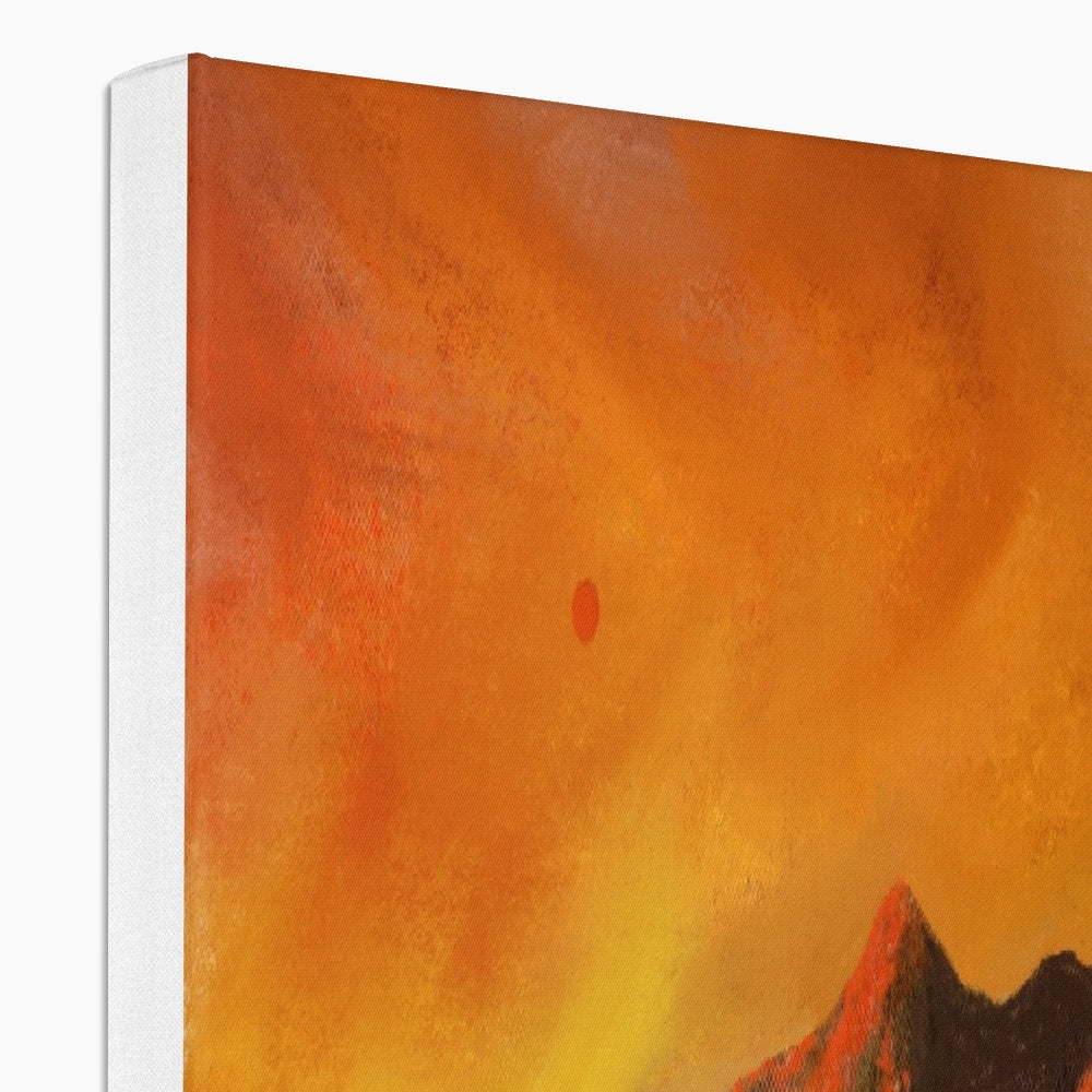 Red Moon Cuillin Canvas.