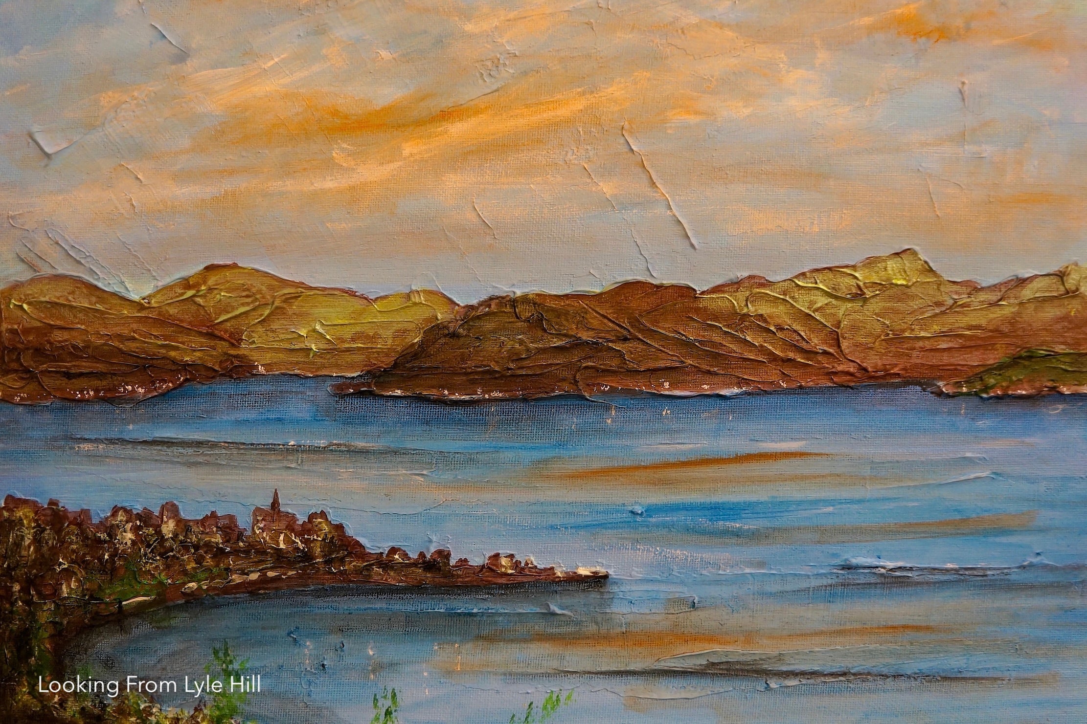 River Clyde Giclee Art Prints From Scotland-River Clyde Art Gallery