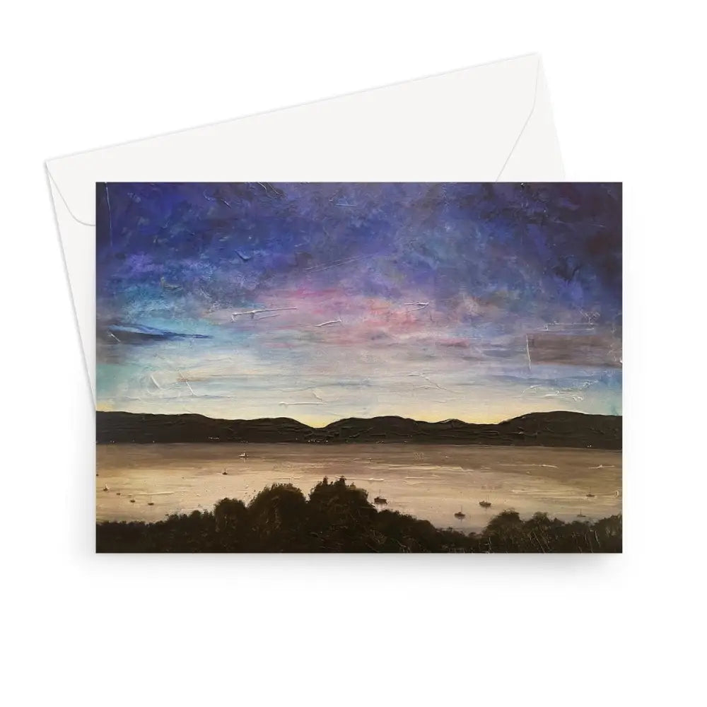 Kevin Scottish Artist Twilight Greeting Card