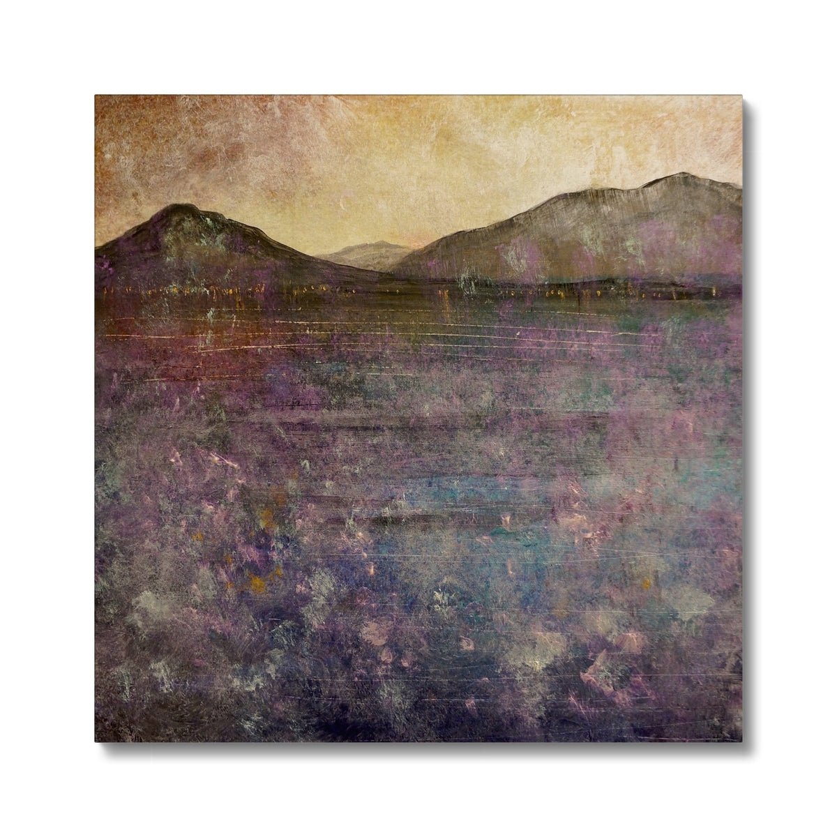 River Clyde Winter Dusk Painting | Canvas From Scotland