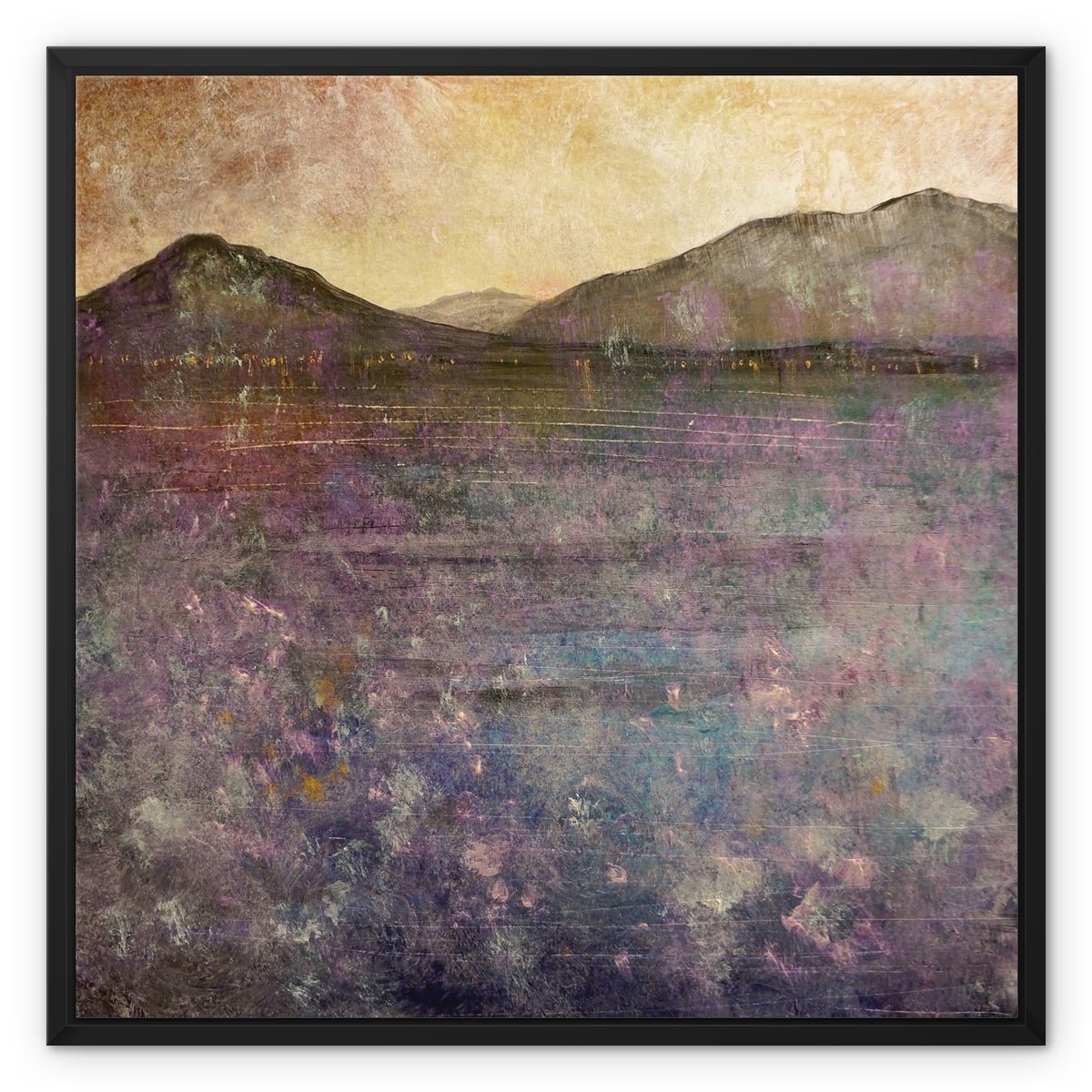 River Clyde Winter Dusk Painting | Framed Canvas Prints From Scotland