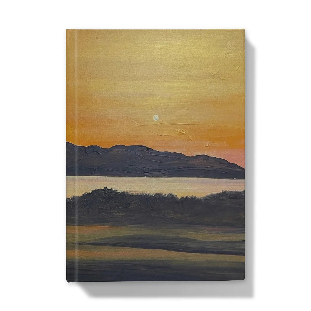 Royal Troon Golf Course 5th Green Hardback Journal - Arran Art Gallery Scotland Worldwide Shipping Scottish Landscape by Artist Hunter