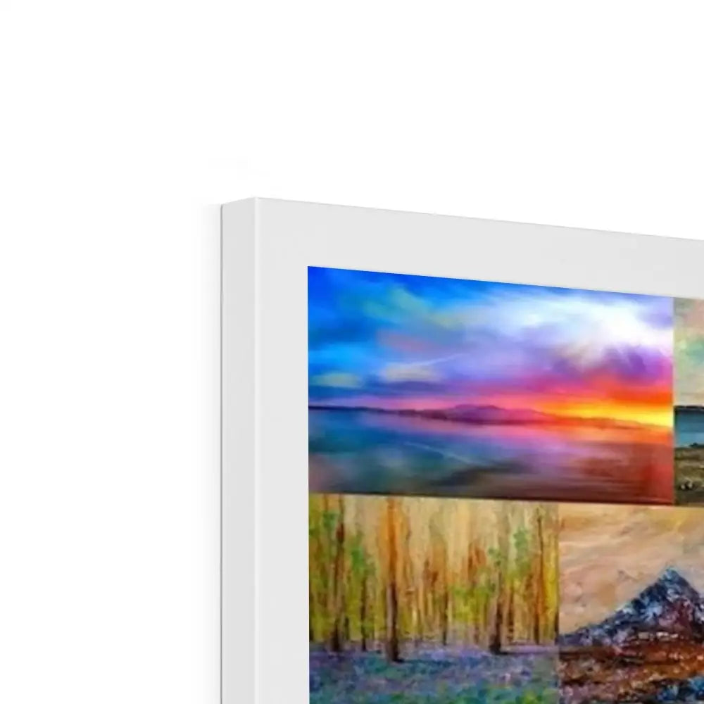 Landscape Collage Framed Prints in High-quality Wood with Satin Finish