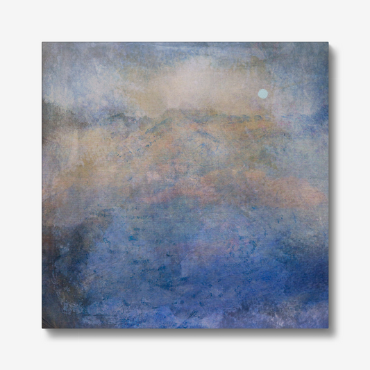 To The Blue Moon 2 Original Painting | Scottish Art Gifts