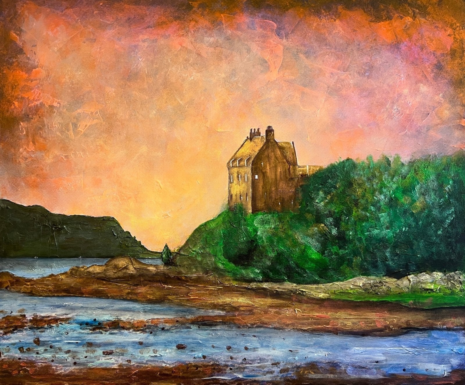 Scottish Landscape Painting Commissions-Original Paintings-Commission An Original Painting-Ask to be contacted by email-Paintings, Prints, Homeware, Art Gifts From Scotland By Scottish Artist Kevin Hunter