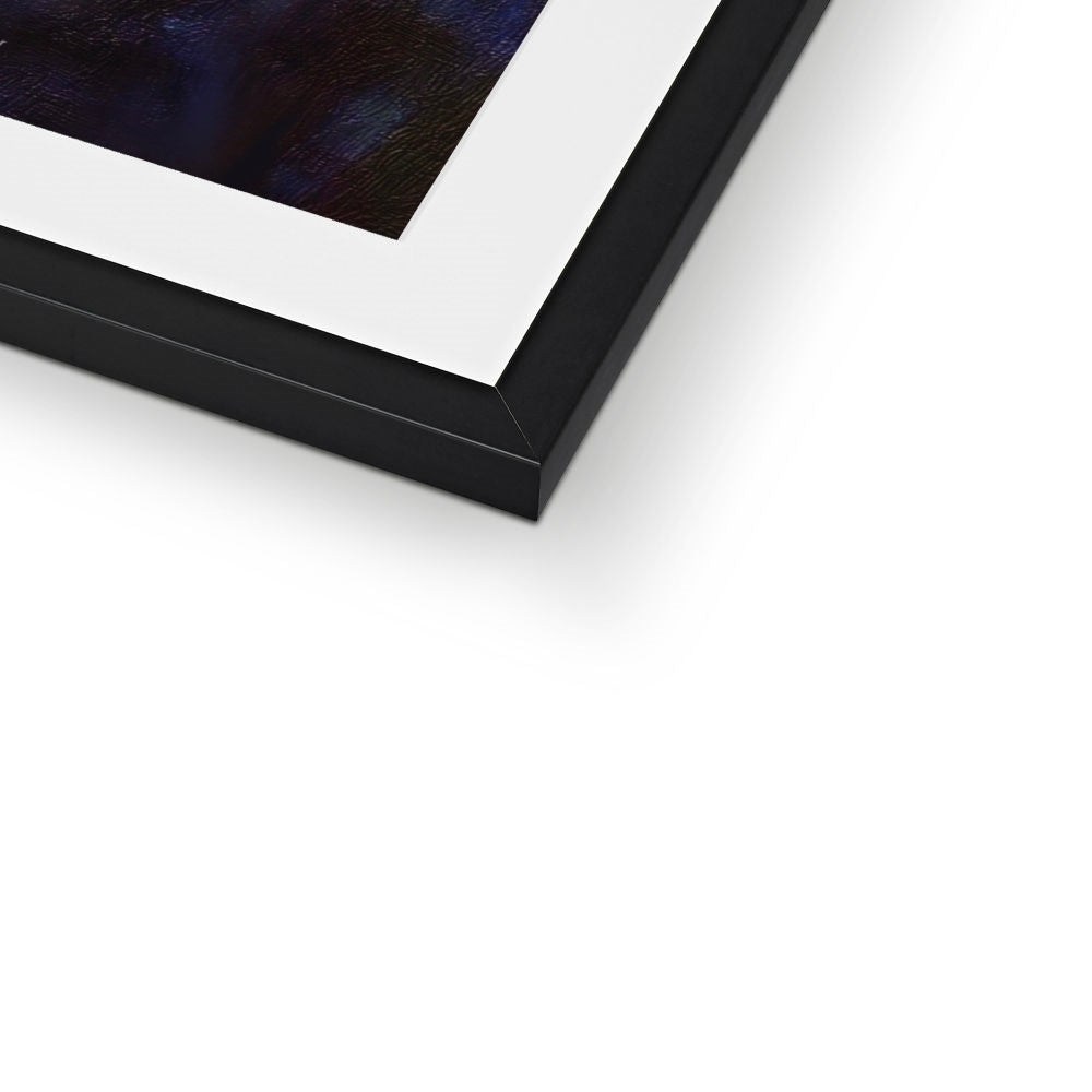 Scottish Paintings - ' A Moonlit Highland Wood ' Framed & Mounted Print