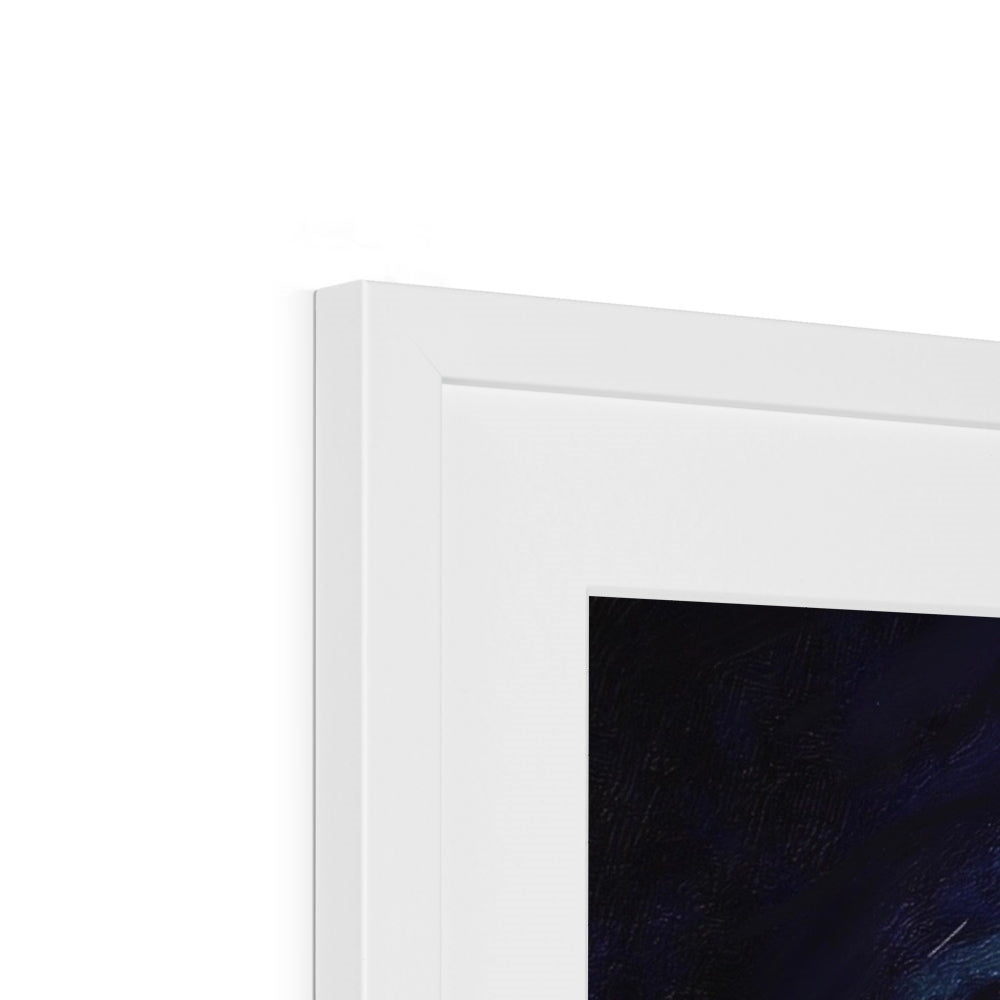 Scottish Paintings - ' A Moonlit Highland Wood ' Framed & Mounted Print