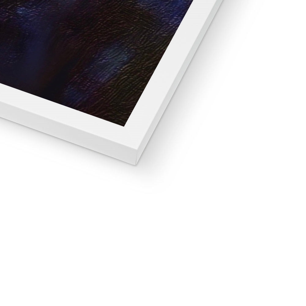 Scottish Paintings - ' A Moonlit Highland Wood ' Framed Print