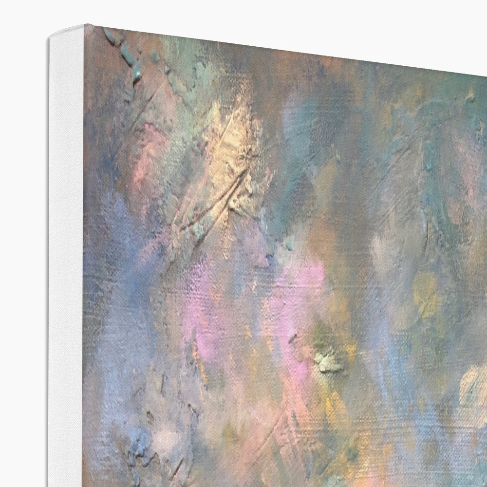 Scottish Paintings - ' Angels Fingers Over Greenock ' Canvas