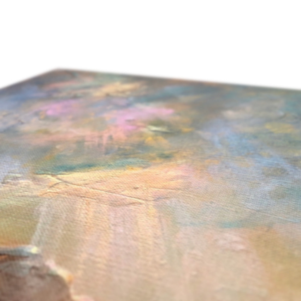 Scottish Paintings - ' Angels Fingers Over Greenock ' Canvas