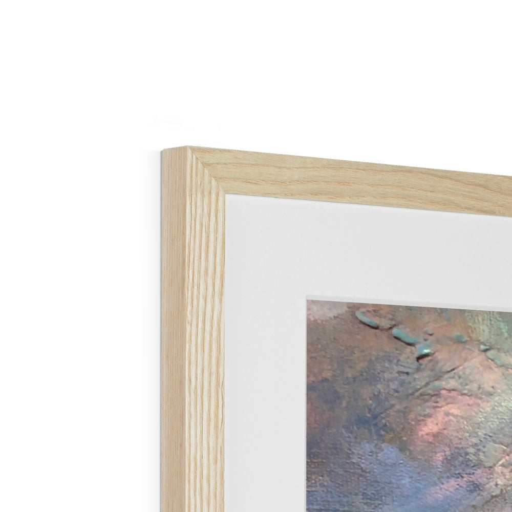 Scottish Paintings - ' Angels Fingers Over Greenock ' Framed & Mounted Print