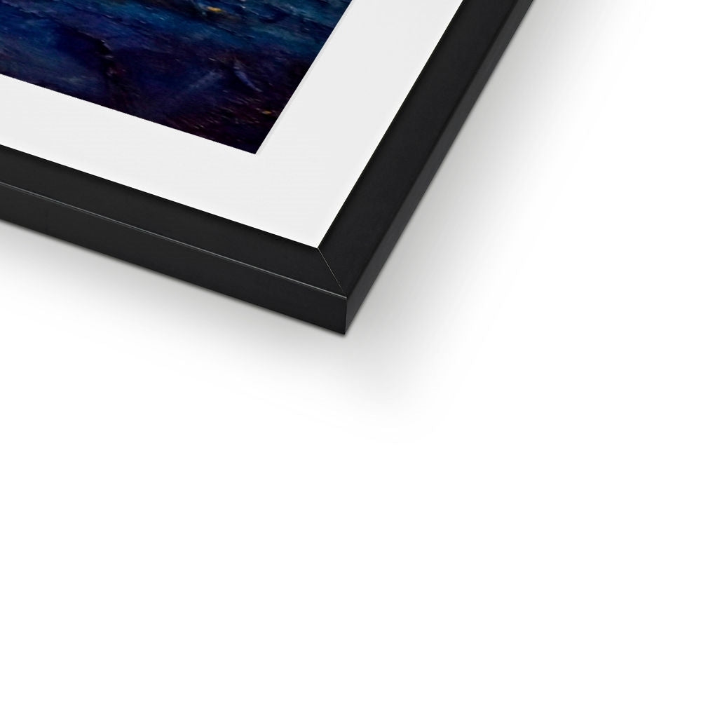 Scottish Paintings - ' Brodgar Moonlight Orkney ' Framed & Mounted Print