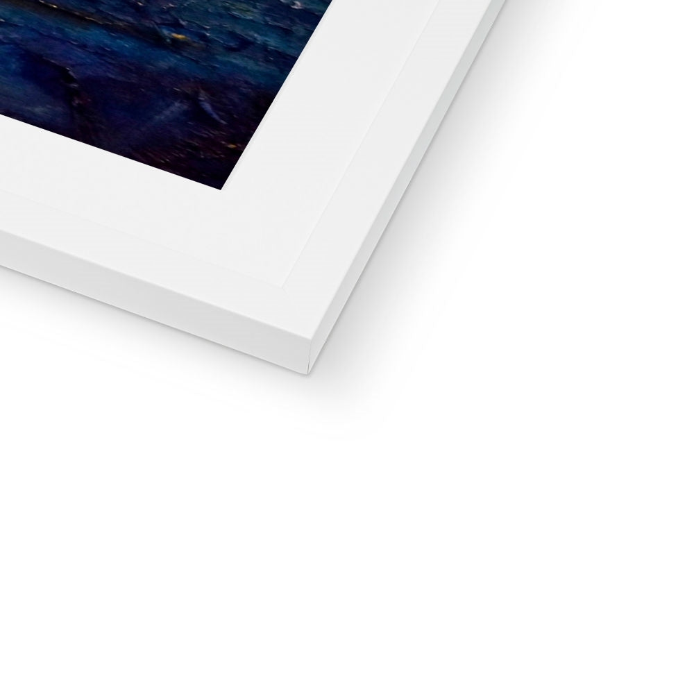 Scottish Paintings - ' Brodgar Moonlight Orkney ' Framed & Mounted Print