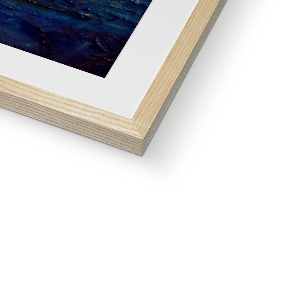 Scottish Paintings - ' Brodgar Moonlight Orkney ' Framed & Mounted Print