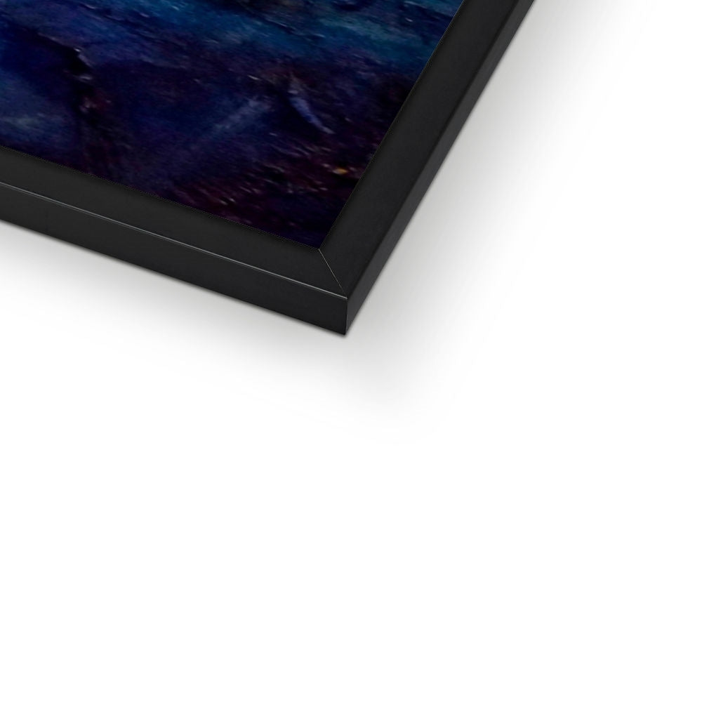Scottish Paintings - ' Brodgar Moonlight Orkney ' Framed Print