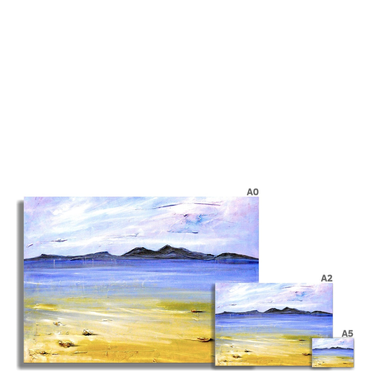 Scottish Paintings - ' Camusdarach Beach Arisaig ' Fine Art Print