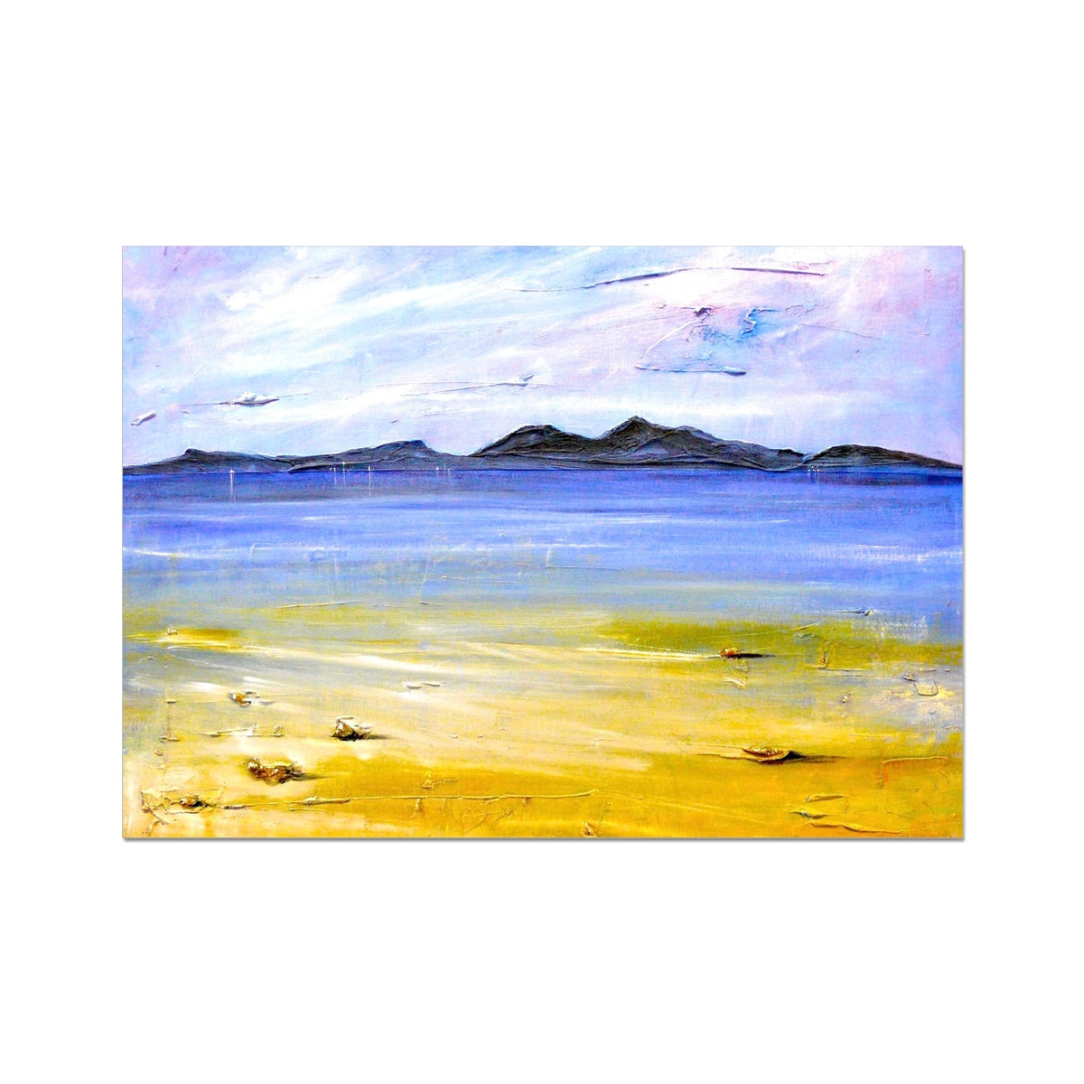 Scottish Paintings - ' Camusdarach Beach Arisaig ' Fine Art Print