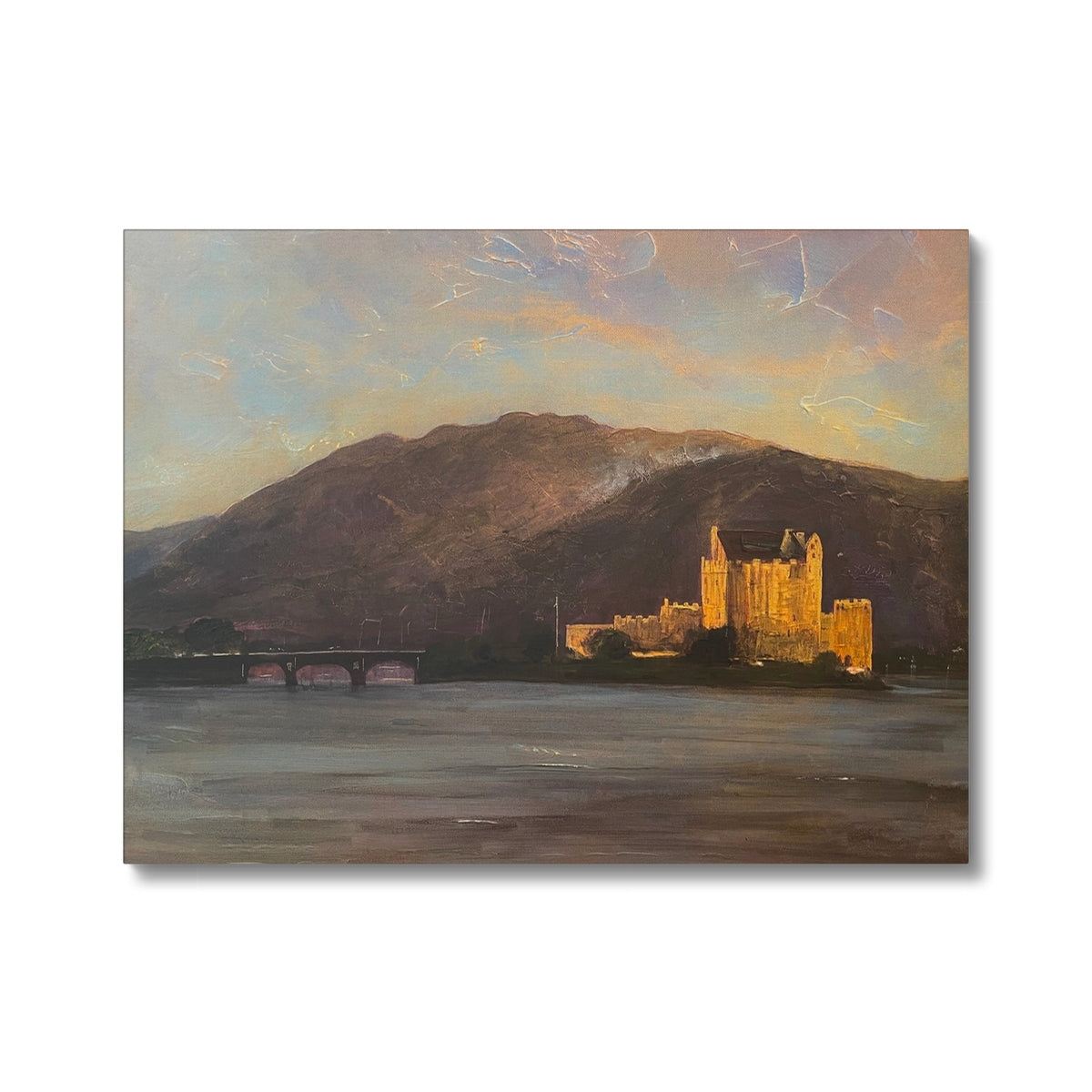 Scottish Paintings - ' Eilean Donan Castle ' Canvas