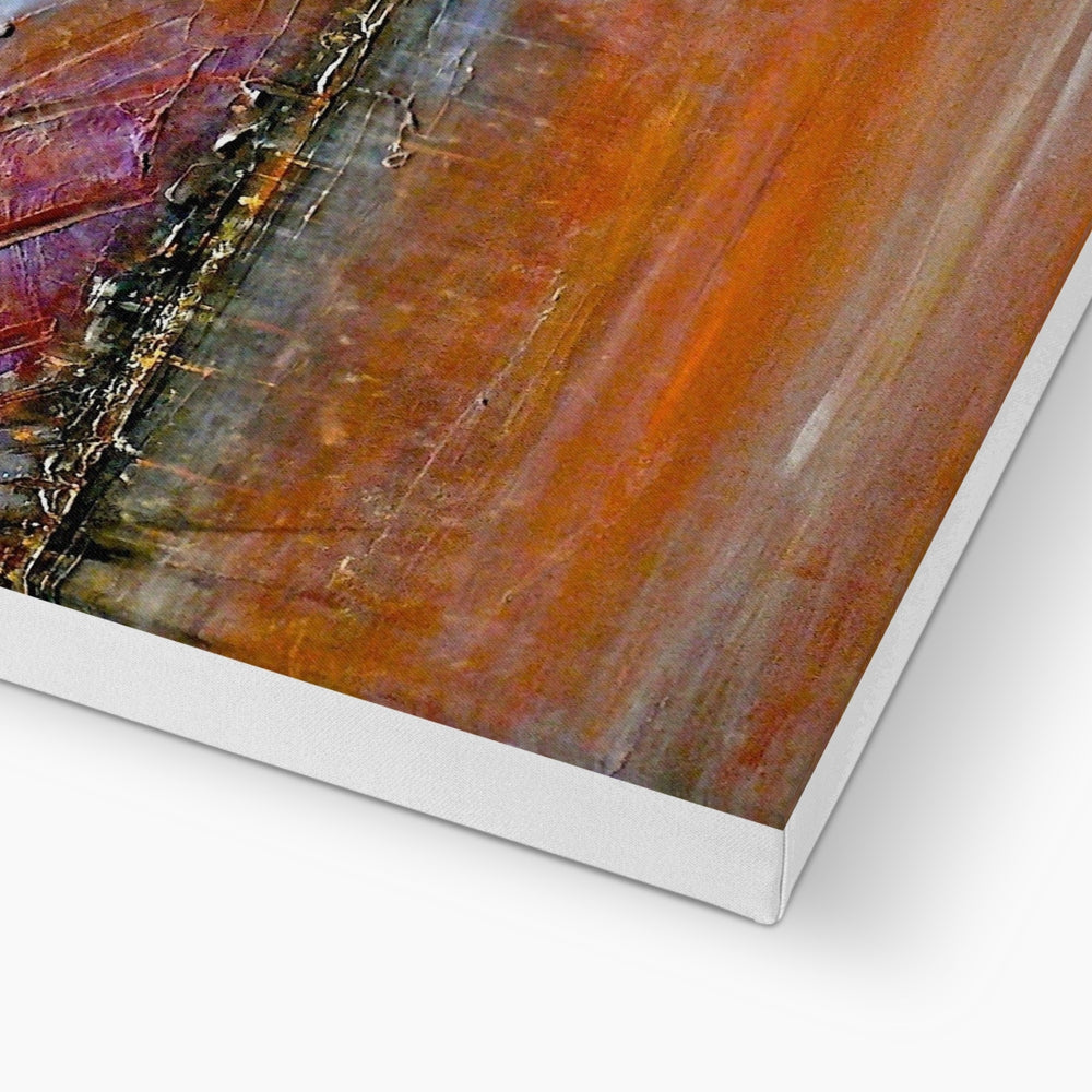 Scottish Paintings - ' Glasgow Harbour ' Canvas.