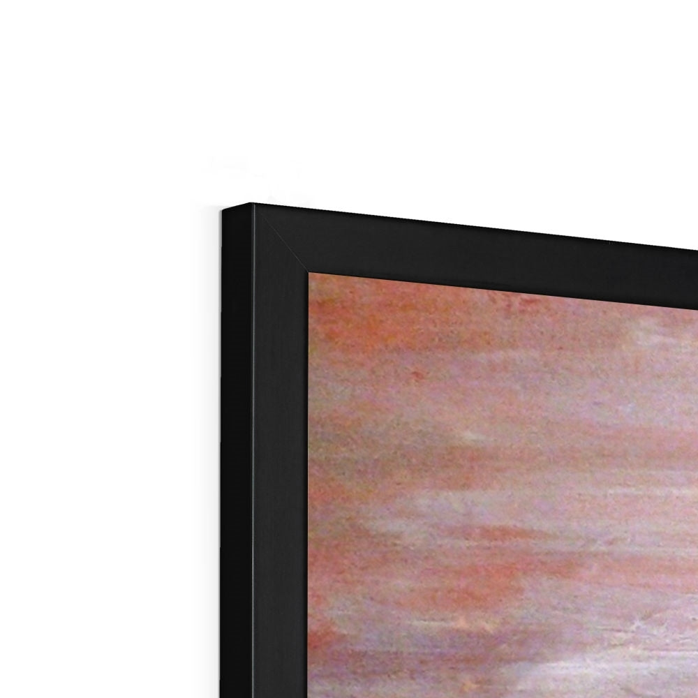 Scottish Paintings - ' Glasgow Harbour ' Framed Print.