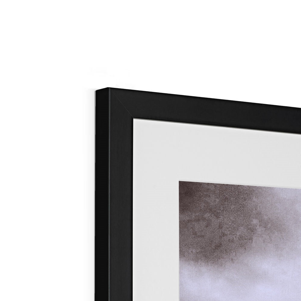 Scottish Paintings - ' Glencoe Mist ' Framed & Mounted Print