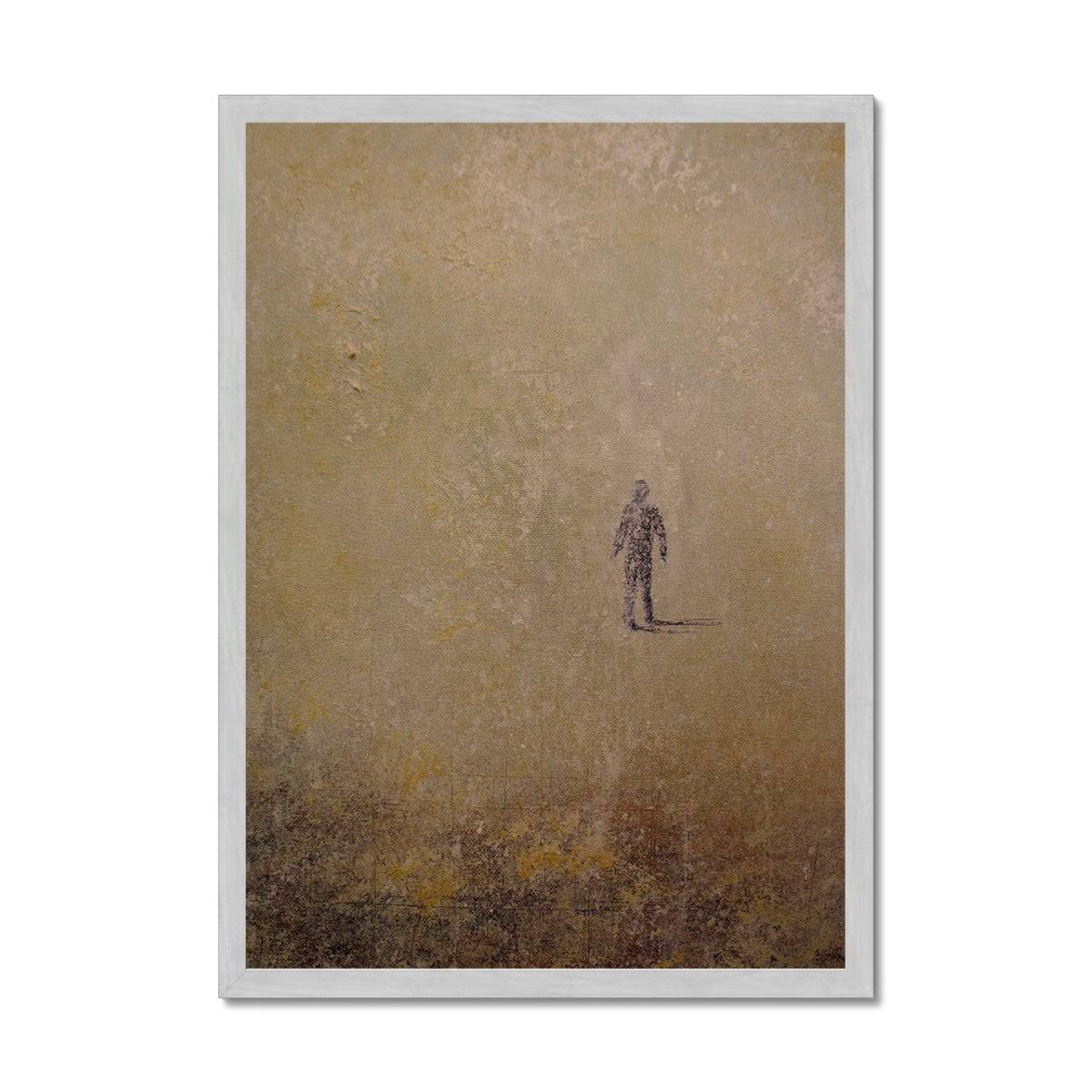 Scottish Paintings - ' Into The Munro Mist ' Antique Framed Print