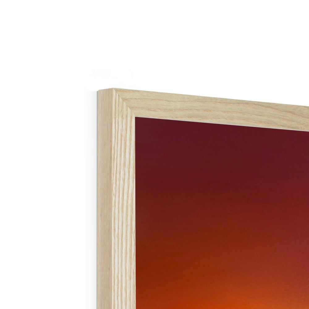 Scottish Paintings - ' Loch Faskally Dusk ' Framed Print.